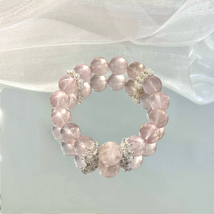 Snow Blossom Serenity Bracelet