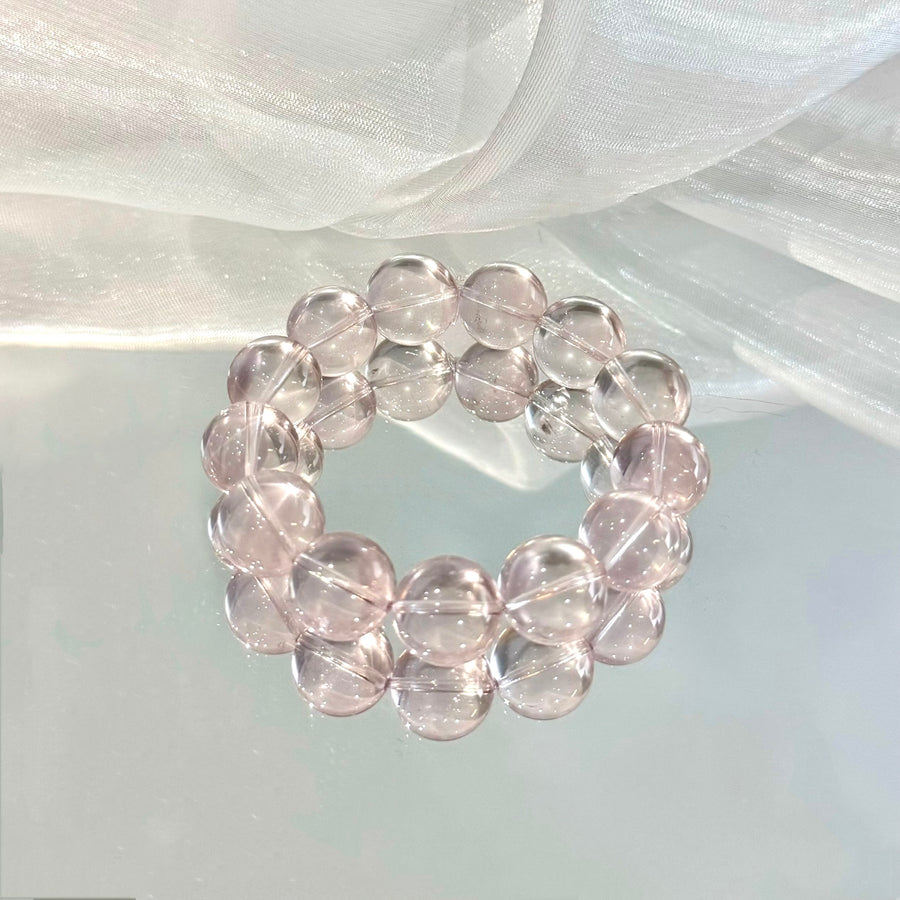 AA+ Mozambique Rose Quartz Bracelet