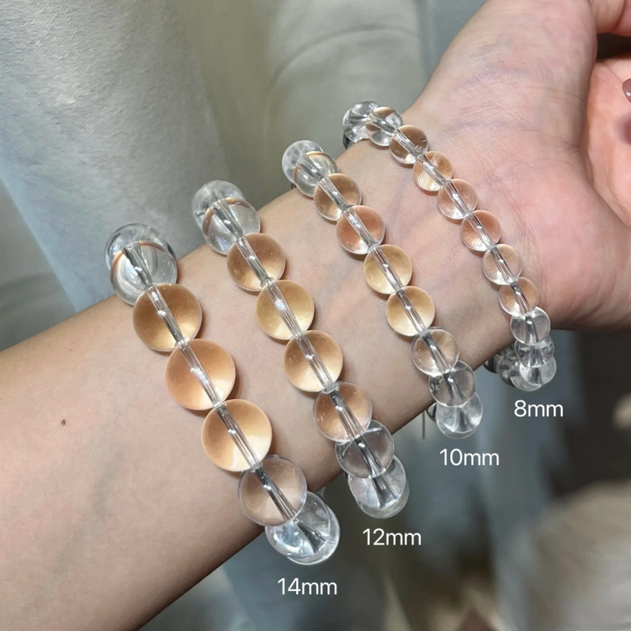 AA+ Natural Clear Quartz Bracelet